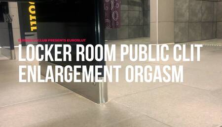 Locker Room Public Clit Enlargement Orgasm (ES186)
