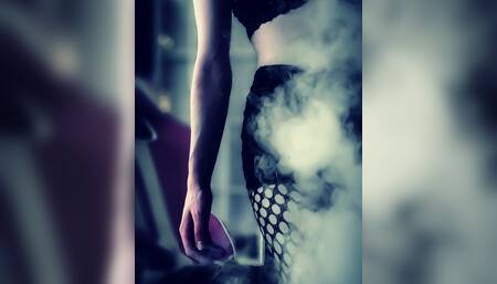 Rave Tgirl Solo masturbation Tripping POV