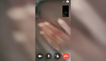 fingering my Wet pussy on a messenger call