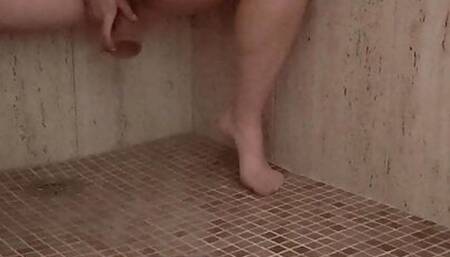 Your girl next door showers and masturbates