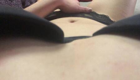 POV bra and panty tease