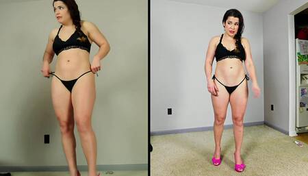 Black G-string Photo Shoot - BTS