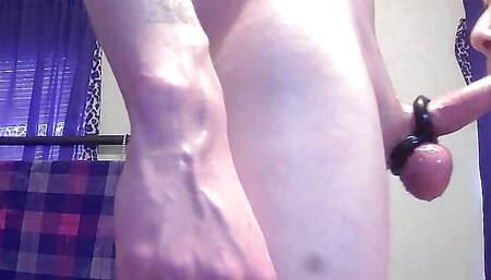 BBW gets sloppy while throating my cock