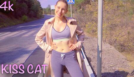 Public Agent Pickup 18 Babe for Pizza / Outdoor Sex and Sloppy Blowjob