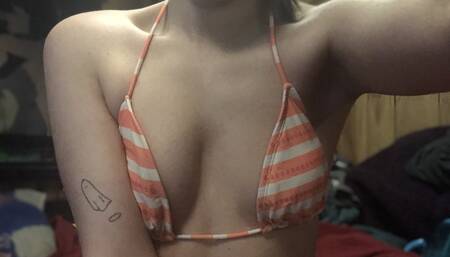 POV blowjob in bikini