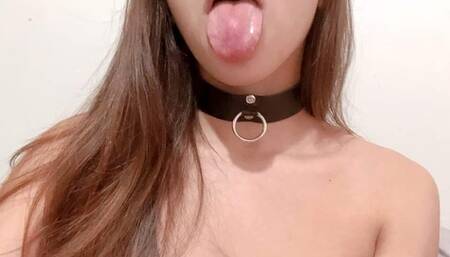 Trying out my new fox tail butt plug and cumming with it - Katie Adams -