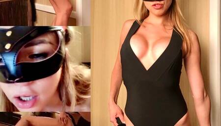 My BDSM ????With boy  hot show in Mask and a... plug in my????♟????????‍????‍????????