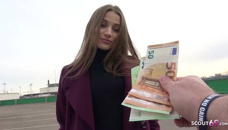 GERMAN SCOUT - SLIM TOURIST TEEN STELLA FUCK AT REAL STREET PICKUP CASTING