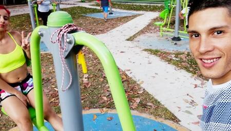 sex en el parque con la hermosa megan_fresita  #fcamateur
