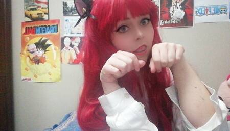 Blowjob- Neko cosplay