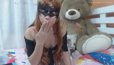 You will get erect when you see me ride my dildo and my cum