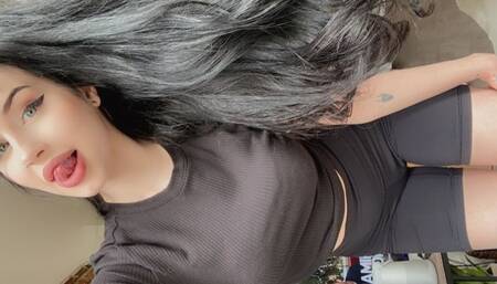 Nibble on my neck and tell me how you want to fuck me.????