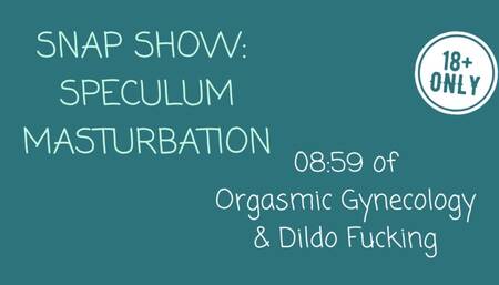 Speculum Masturbation
