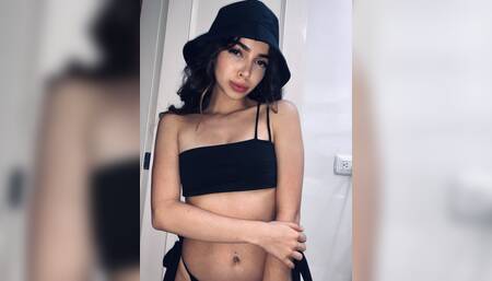 Legs wide spread for you to enter you hard cock!