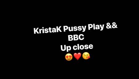 Krista K Pussy Play & Bbc
