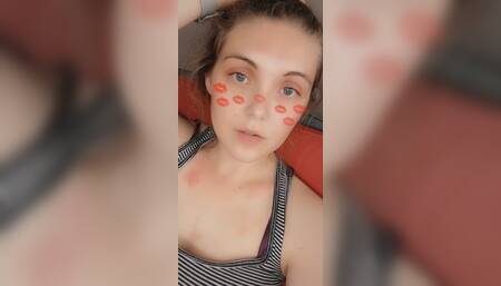 Young Nerdy Girl Uses Huge Dildo and Vibrator| SOLO MASTURBATION