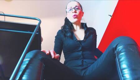 LICK MY BOOTS BASTARD !!