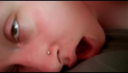Anal sex and moaning face