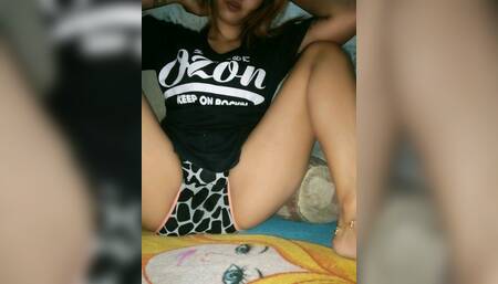 Pingkan had a Great Tremor as the Climax Hit her Clit