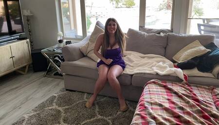 Getting fucked after giving birth with milk tits