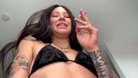 Chastity Loser Becomes Human Ashtray