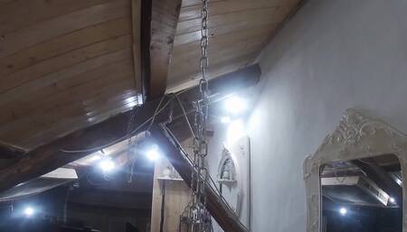 A young mistress constrains a guy to cum on his stepsister's face