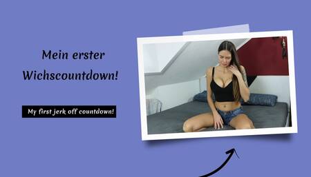 My first jerk off countdown! German