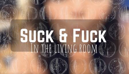 BBW Suck and Fuck in the Living Room