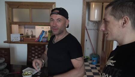 Fucked bareback by the xxl cock of Gianno MAGGIO
