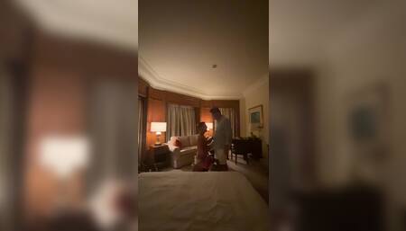 Daddy i just met at the hotel bar came to my room to fuck me