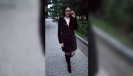 Masturbating On A Park Bench