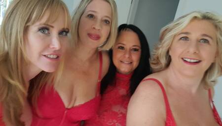 Lucky Guy Mr Creampie w' 3 Sexy MILFs P3