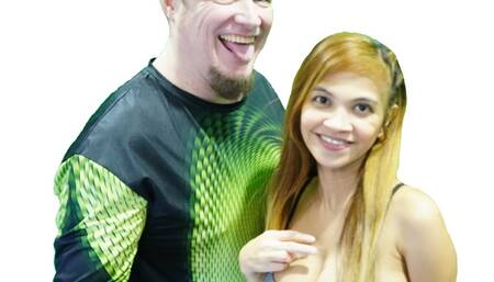 Fucking 5 Month Pregnant Asian Babe while she plays Fallout 76 - creampie end