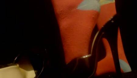 Pink sweat socks fetish