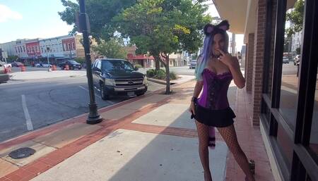 Hopes Naughty Public Masturbation Walk