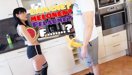 Willst du Meine Pflaume sehen den zeig mir deine Banane!