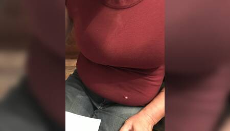 Son gets golden shower