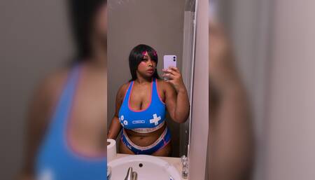 Ebony Loves Fucking Her Ass