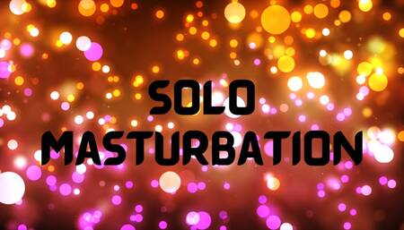 Solo masturbation