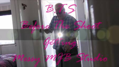 Before The Shoot - Getting Ready and Getting Messy