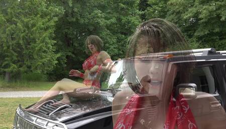 Washing my suv makes me wet