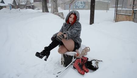 Катание на коньках Skating