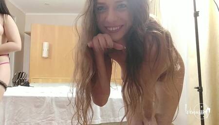 Sitting on the submissive's face until my orgasm -  Venus's Vlog #5 - Recording diary with face fuck and face sitting