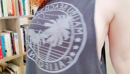 Boob Flash In The Library.