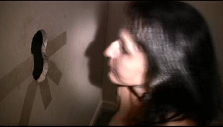 Hot Wife Naked Jen Sucks Another Cock At The Glory Hole! (mp4)