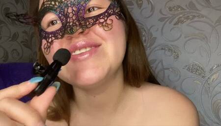 Swallowing  biggest grapes