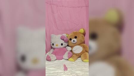 Playing in the pink room