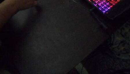 Nail Polishing in Deep Purple