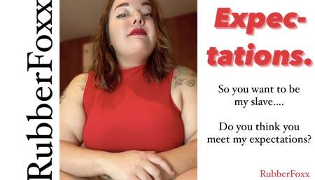 So you want to be my slave…