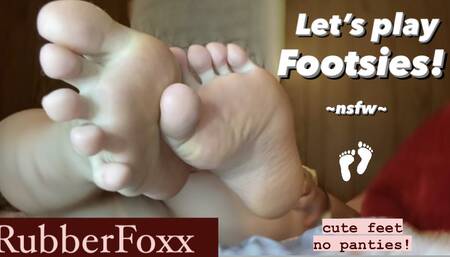 Socks Strip + Footsies!